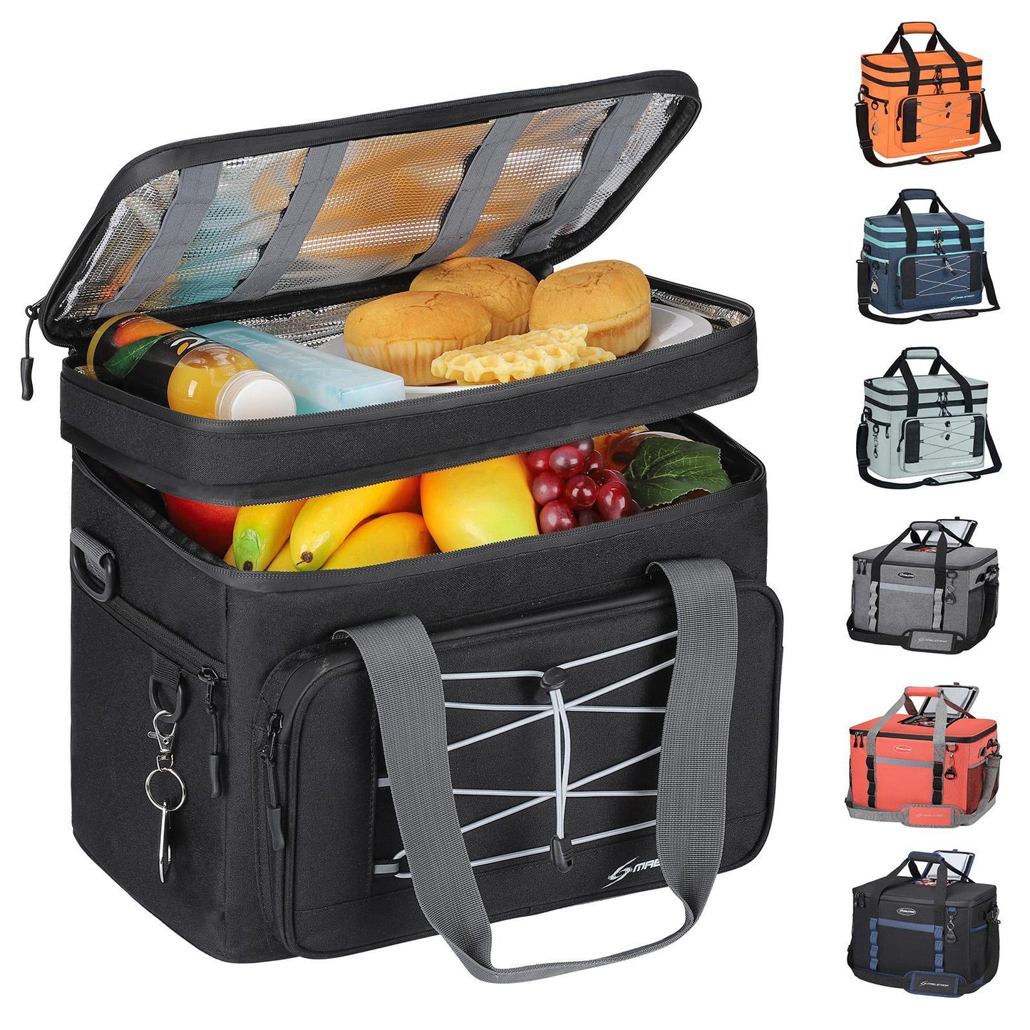 Maelstrom Soft Cooler Bag,24/30/60/75 Cans Collapsible Soft Sided Cooler
