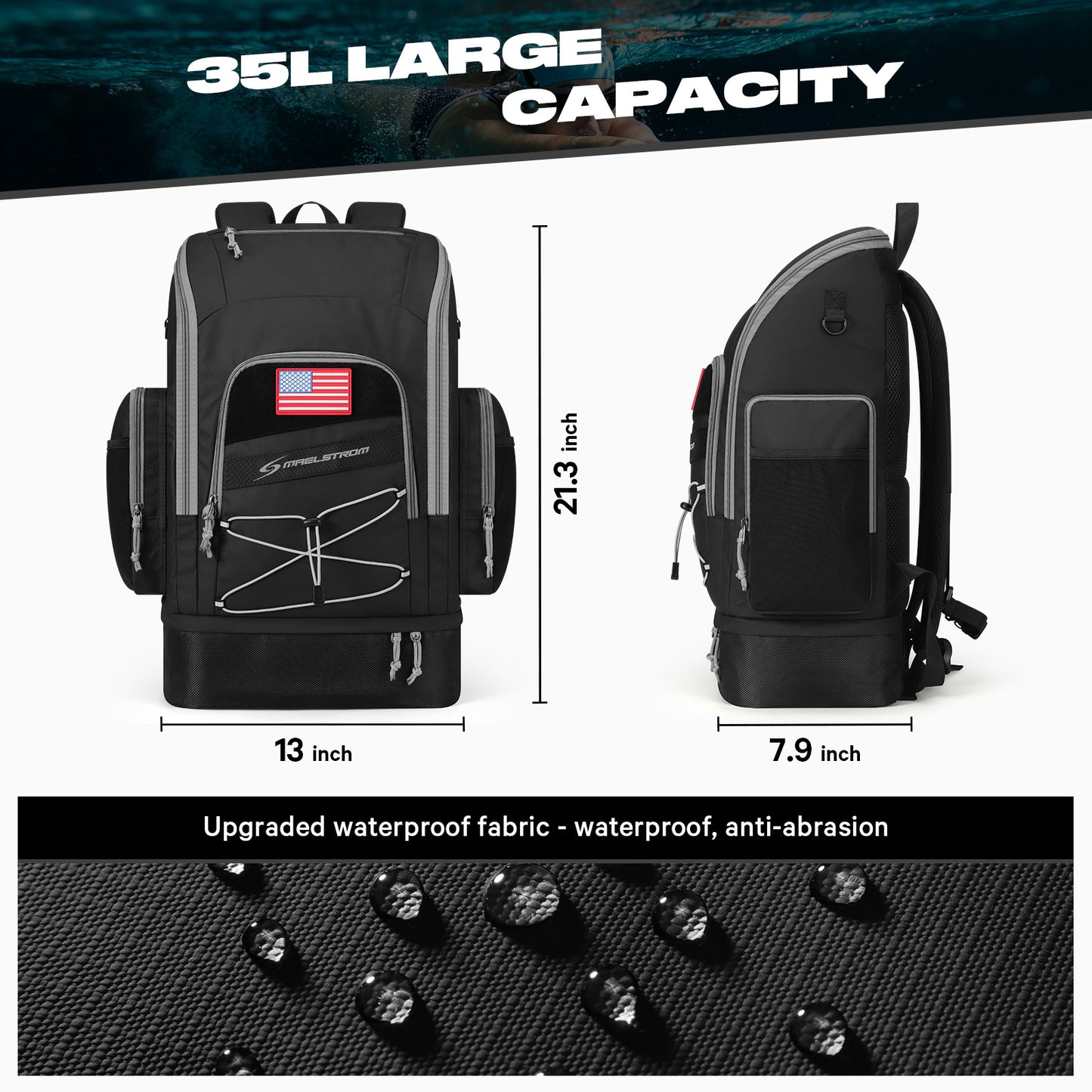 Maelstrom 35L Swim Backpack