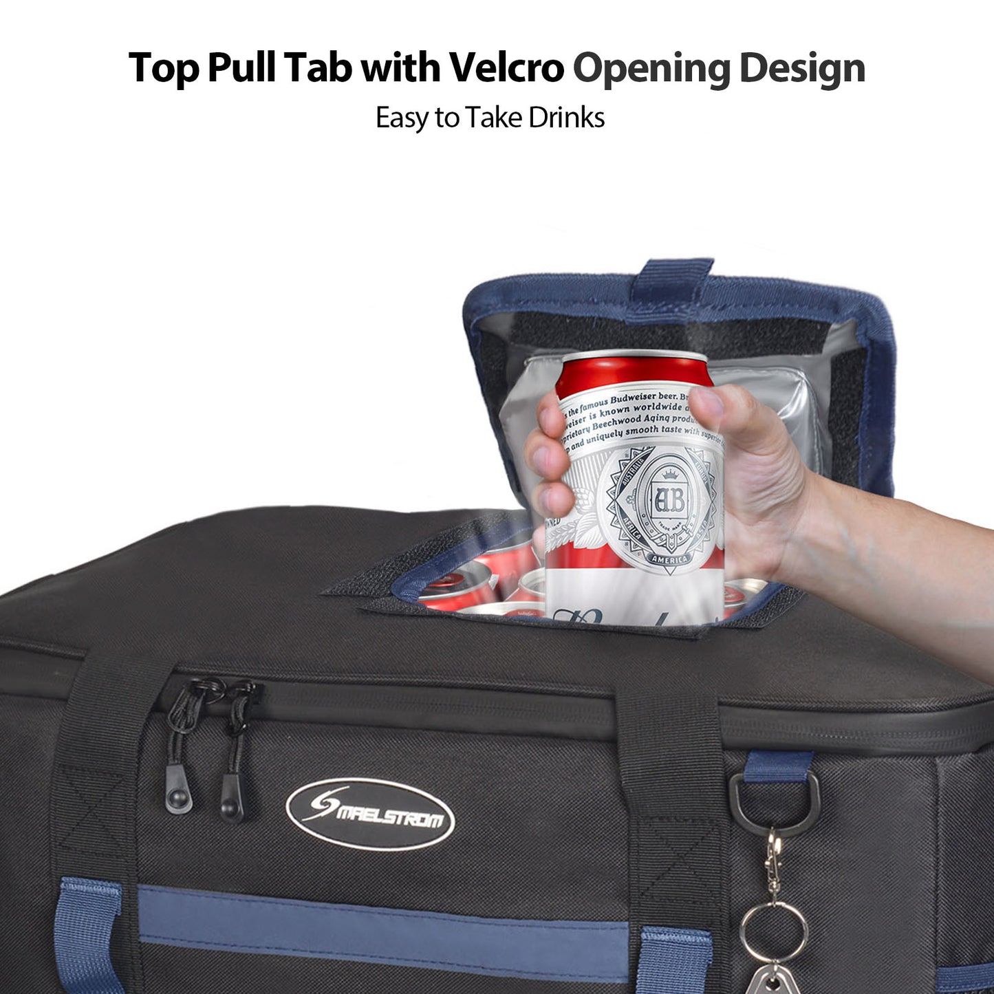 Maelstrom Soft Cooler Bag,75 Cans Collapsible Soft Sided Cooler Bag