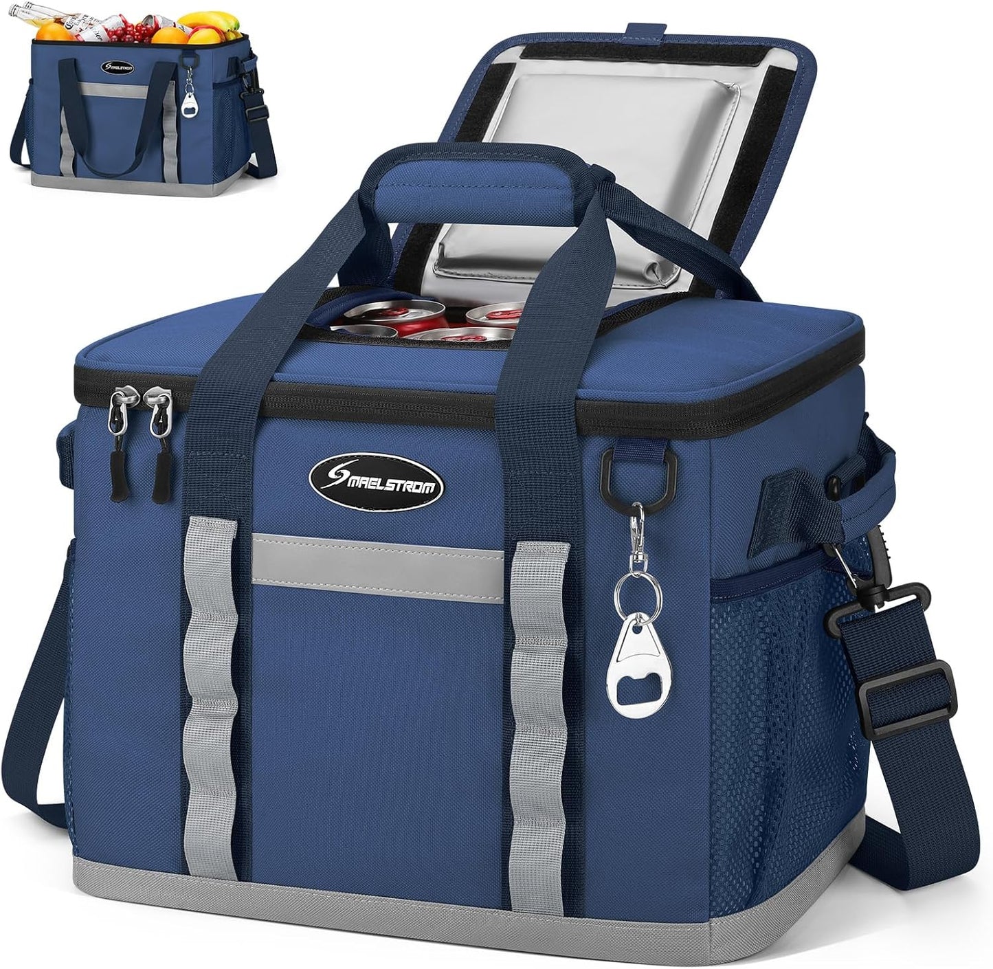 Maelstrom Soft Cooler Bag,24/30/60/75 Cans Collapsible Soft Sided Cooler