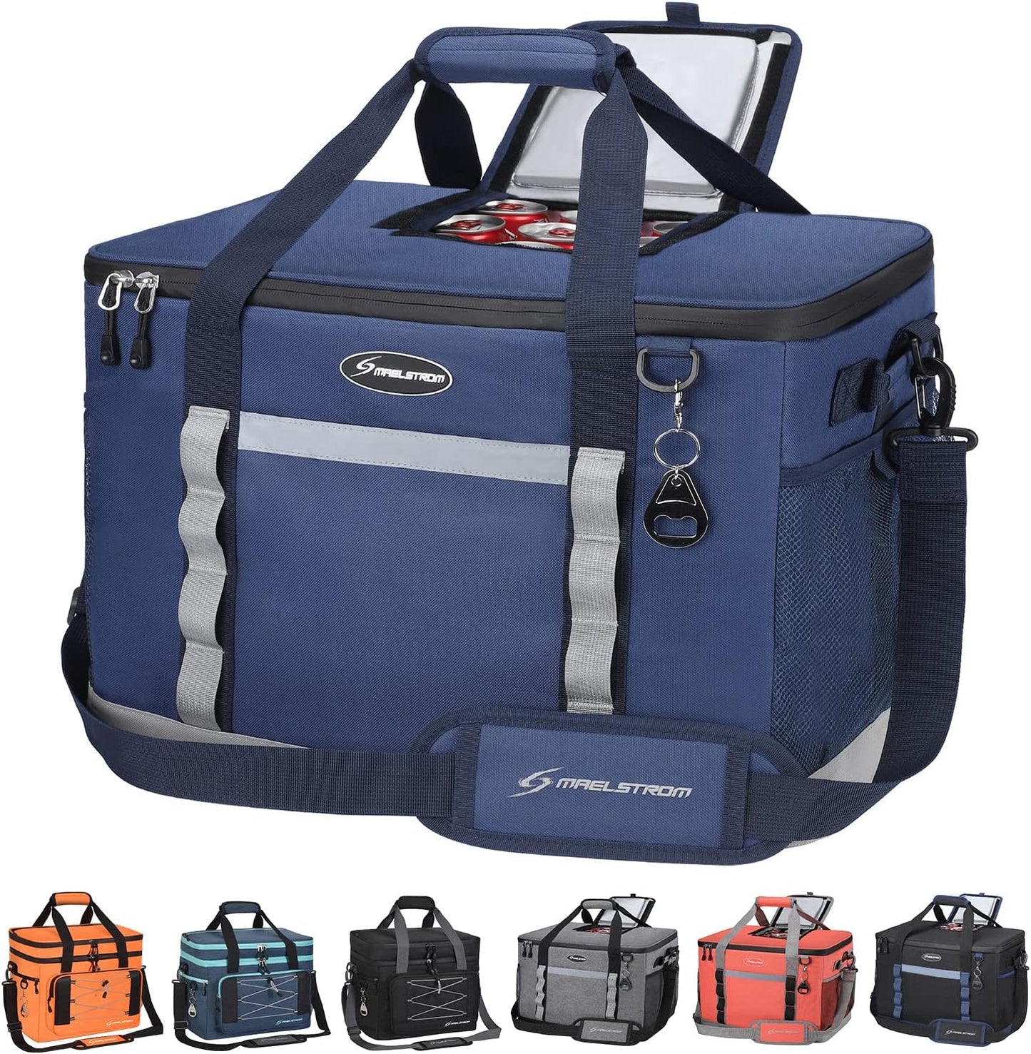 Maelstrom Soft Cooler Bag,24/30/60/75 Cans Collapsible Soft Sided Cooler