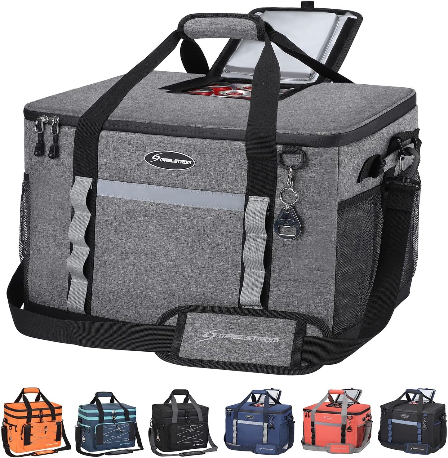 Maelstrom Soft Cooler Bag,24/30/60/75 Cans Collapsible Soft Sided Cooler