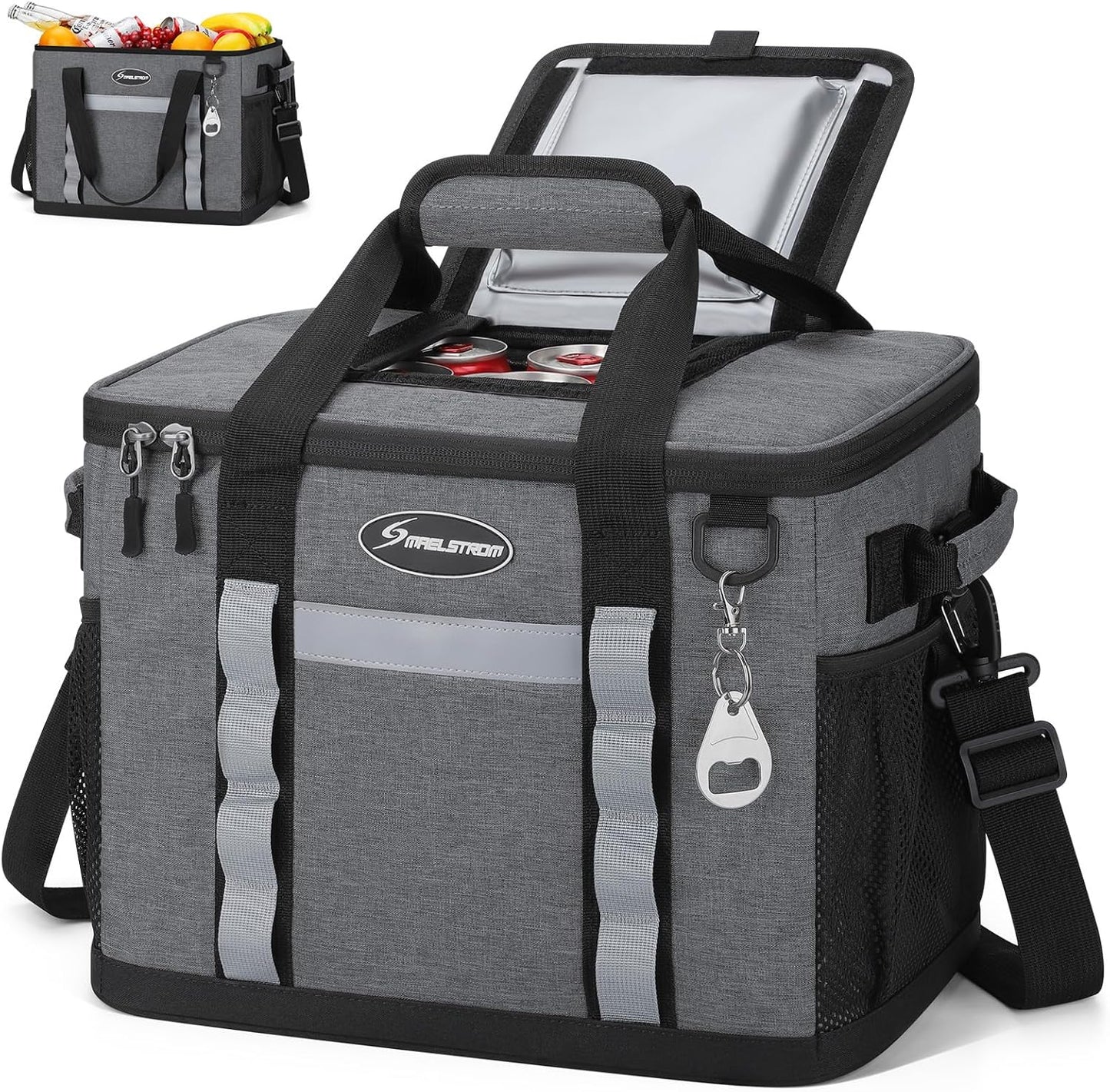 Maelstrom Soft Cooler Bag,24/30/60/75 Cans Collapsible Soft Sided Cooler