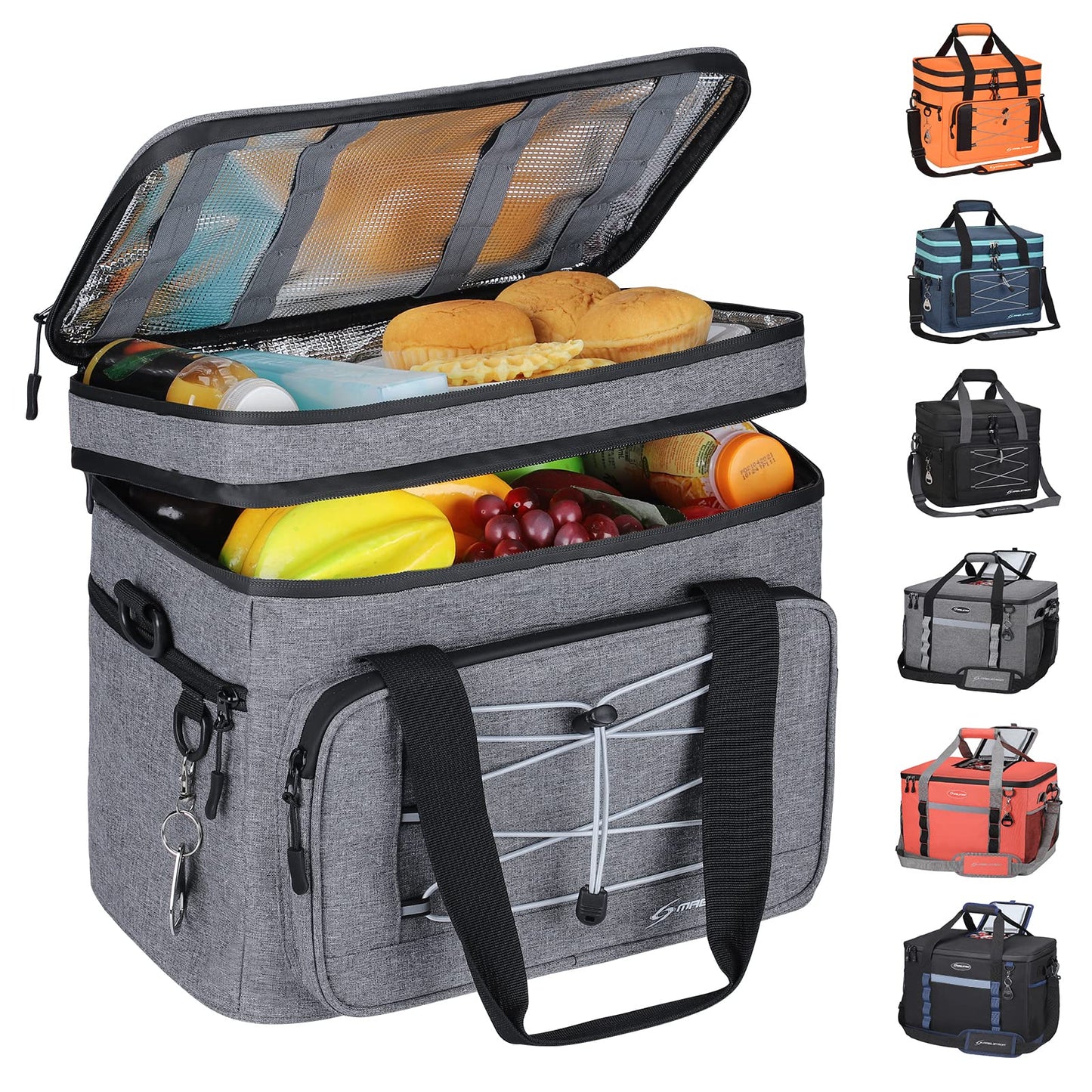 Maelstrom Soft Cooler Bag,24/30/60/75 Cans Collapsible Soft Sided Cooler