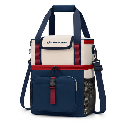 Maelstrom 20L Insulated Lunch Bag , Leakproof Double Deck Cooler Bag