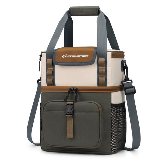 Maelstrom 20L Insulated Lunch Bag , Leakproof Double Deck Cooler Bag
