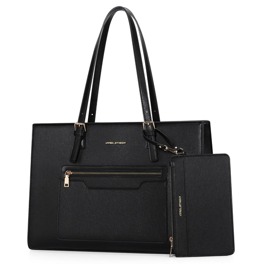 Maelstrom Leather Tote Bag, Laptop Bag for Women