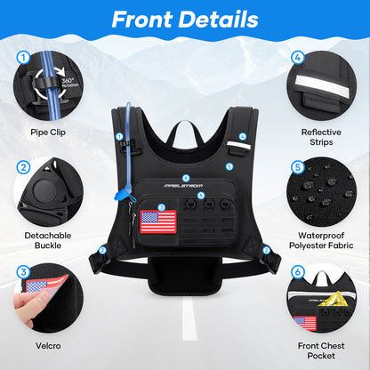 Maelstrom Running Vest, Detachable Hydration Backpack