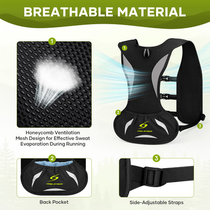 Maelstrom Running Vest for Women Men,Adjustable & Lightweight Hydration Vest