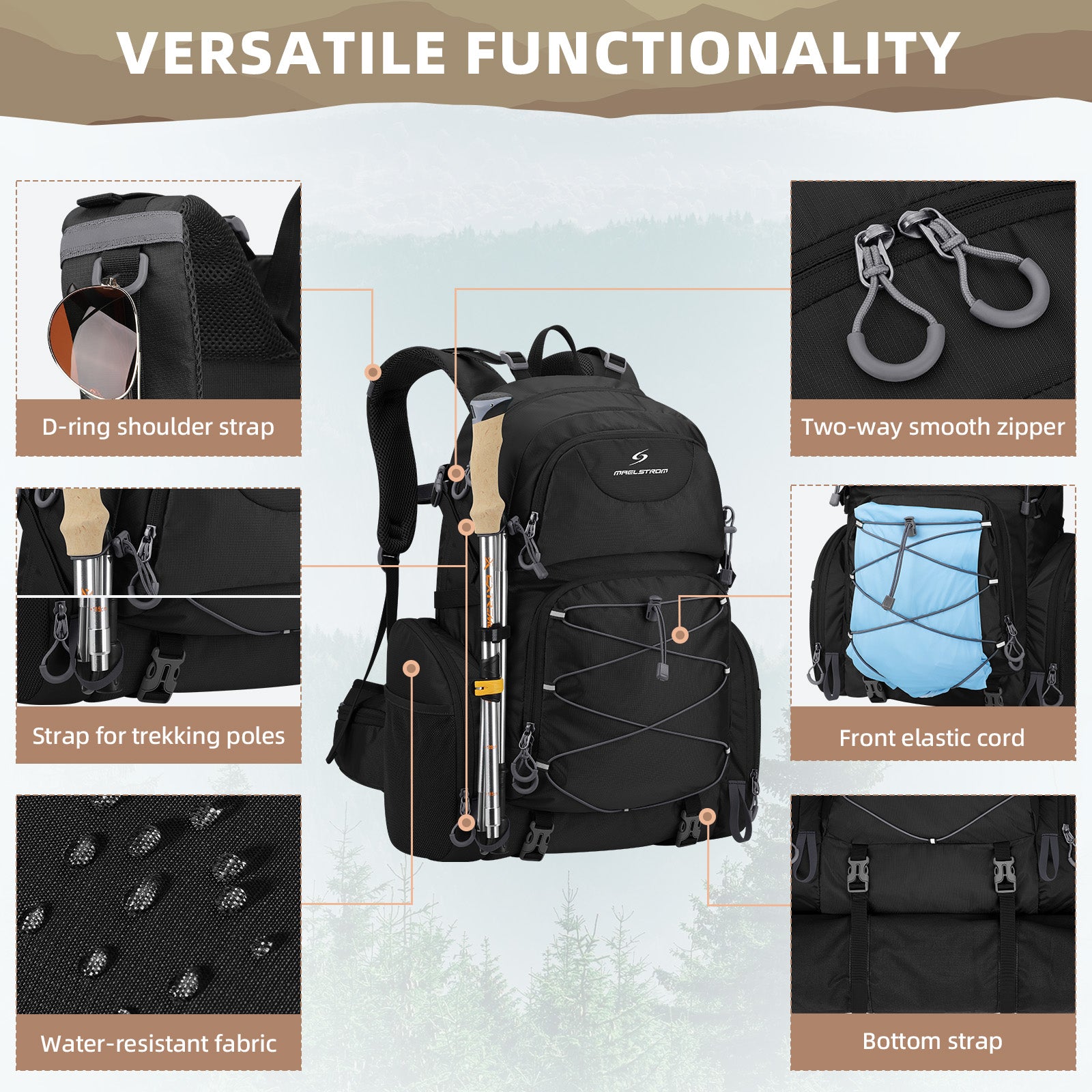 Maelstrom 40L Hiking Backpack Maelstrom 40L Hiking Backpack