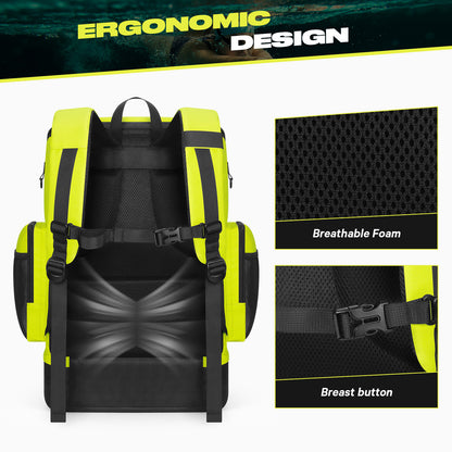 Maelstrom Swim Backpack,35L Swimming bag
