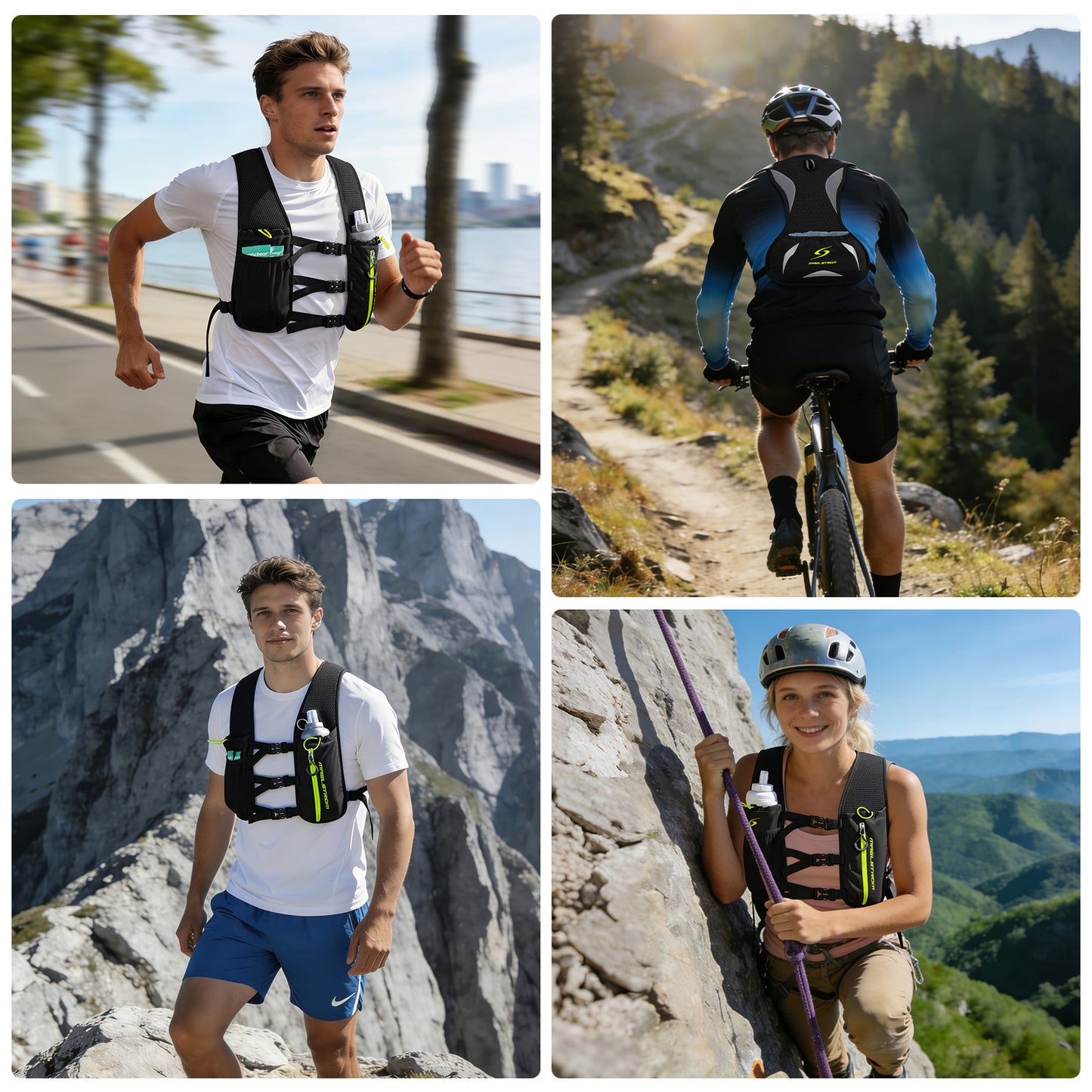 Maelstrom Running Vest for Women Men,Adjustable & Lightweight Hydration Vest