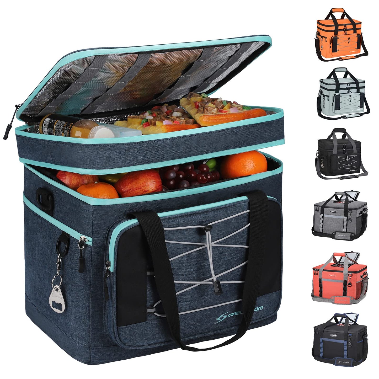 Maelstrom Soft Cooler Bag,Collapsible Soft Sided Cooler,24/30/60/75Cans Beach Cooler